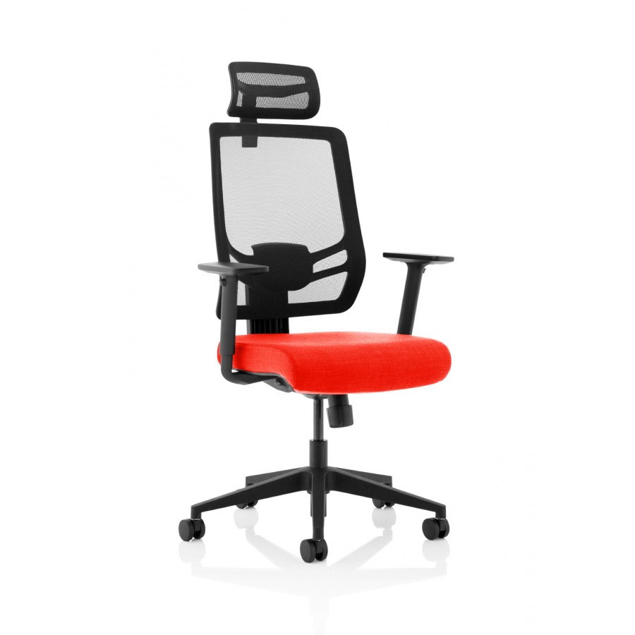 Ergo Bespoke Twist Mesh Back Fabric Seat Office Chair